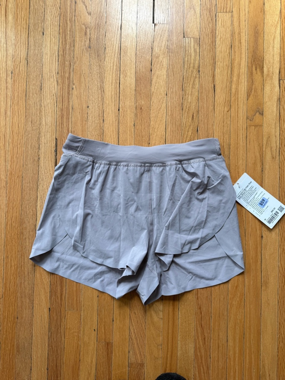 lululemon fast and free high-rise split short 3”